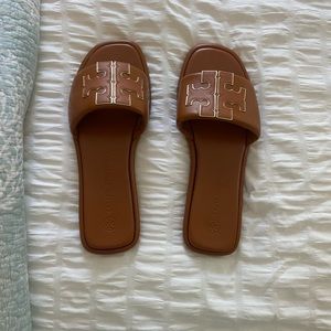 Tory Burch Double T Sport Slide
